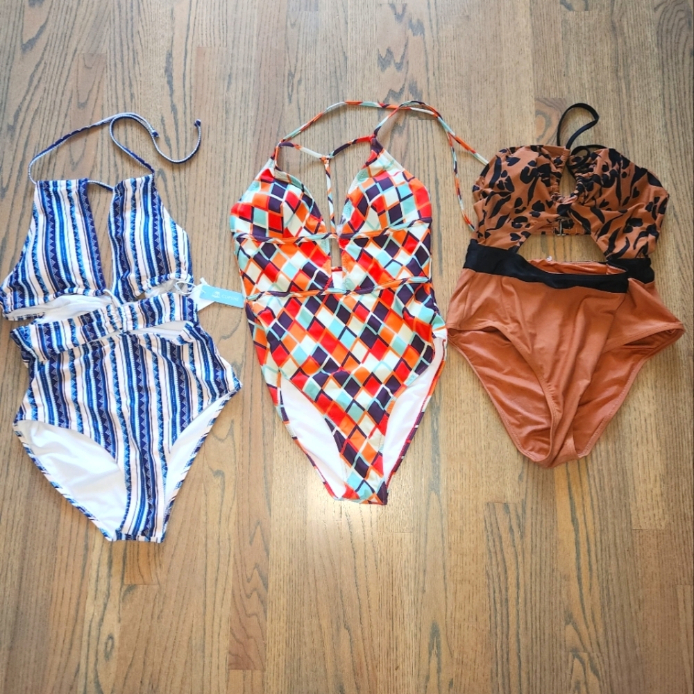 3 Cupshe Brand Swimsuits